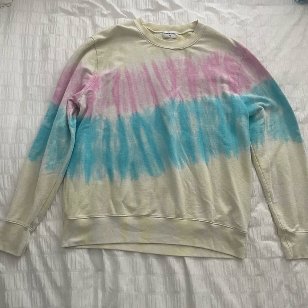 COTTON CITIZEN Men’s Tie Dye Crewneck Sweater